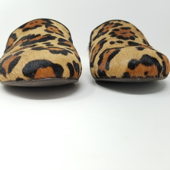 Steven by Steve Madden Leopard Pony Hair Loafers 7 - Picture 5 of 8